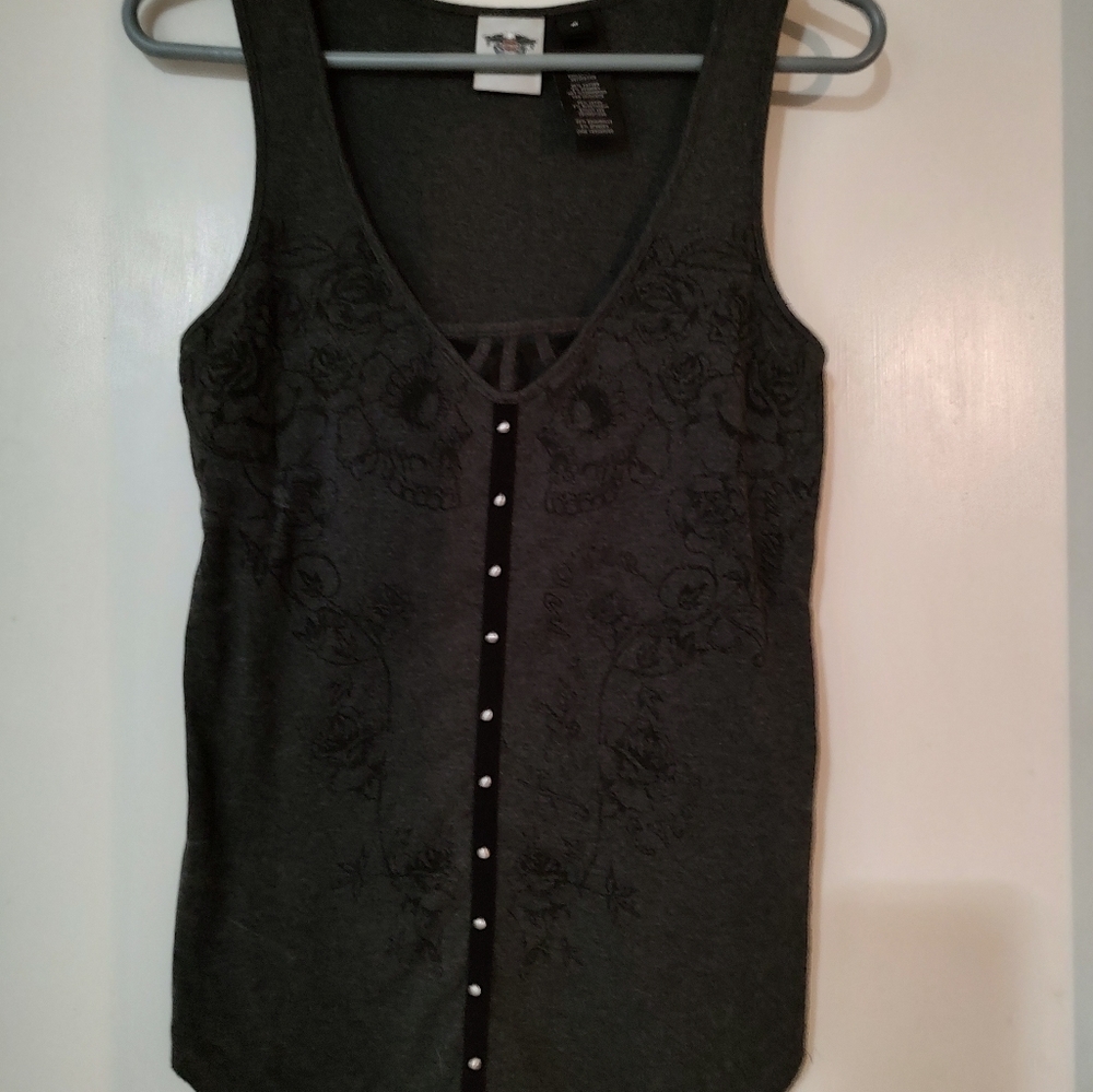 Harley Davidson Skull Top